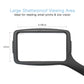 Buy now MagniPros Jumbo Size Magnifying Glass Wide Horizontal Lens(3X Magnification)- Shockproof Housing & Scratch Resistant Design W/Large Viewing Area Ideal for Reading Small Prints & Low Vision at indiglob india