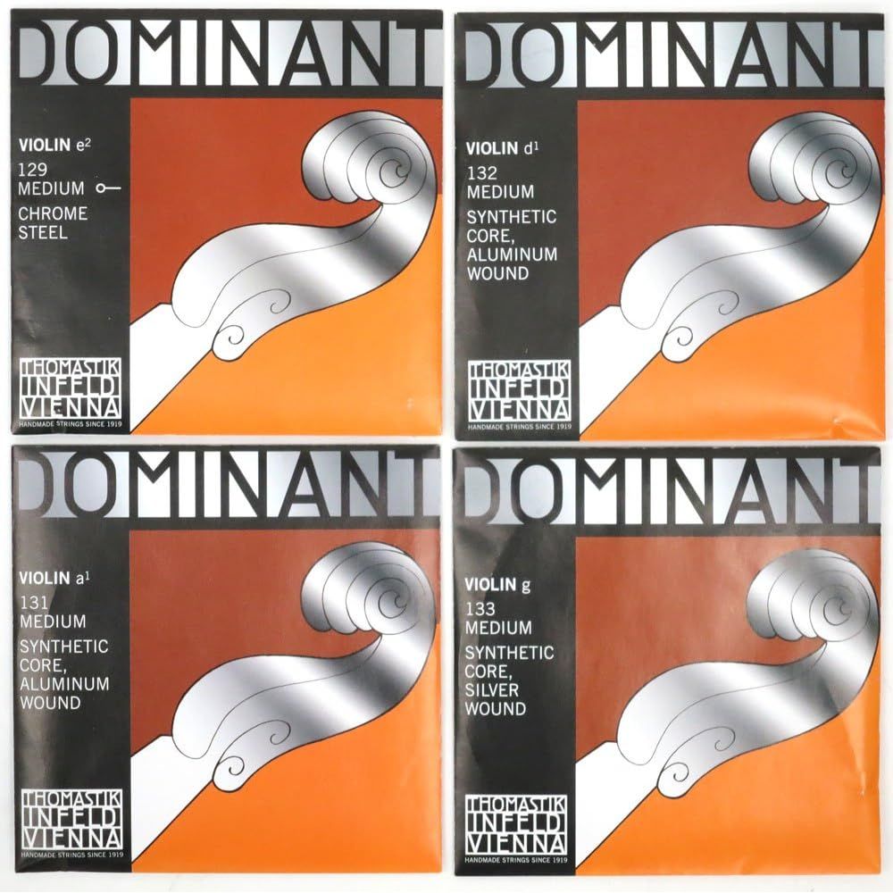 Buy now Thomastik Dominant Set Violin 135B Medium Tension at indiglob india