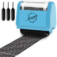 Buy now Miseyo Wide Identity Theft Protection Roller Stamp Set - Yellow (3 Refill Ink Included) Blue Stamp+3 Refills at indiglob india