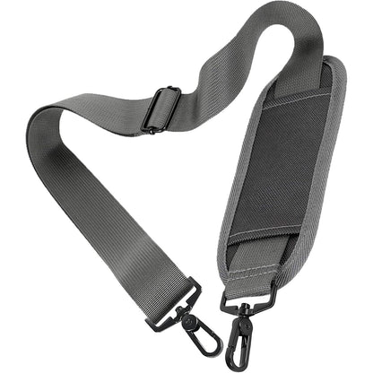 Taygeer Shoulder Strap, 52" Universal Replacement Laptop Shoulder Strap Luggage Duffel Bag Strap Adjustable Comfortable Belt with Metal Hooks for Briefcase Computer Messenger Bag Laptop Case, Black