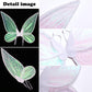 Adult Fairy Wings, Shiny Transparent Princess Wings, Angel Wings Sutable for Halloween Costume Dress Up White