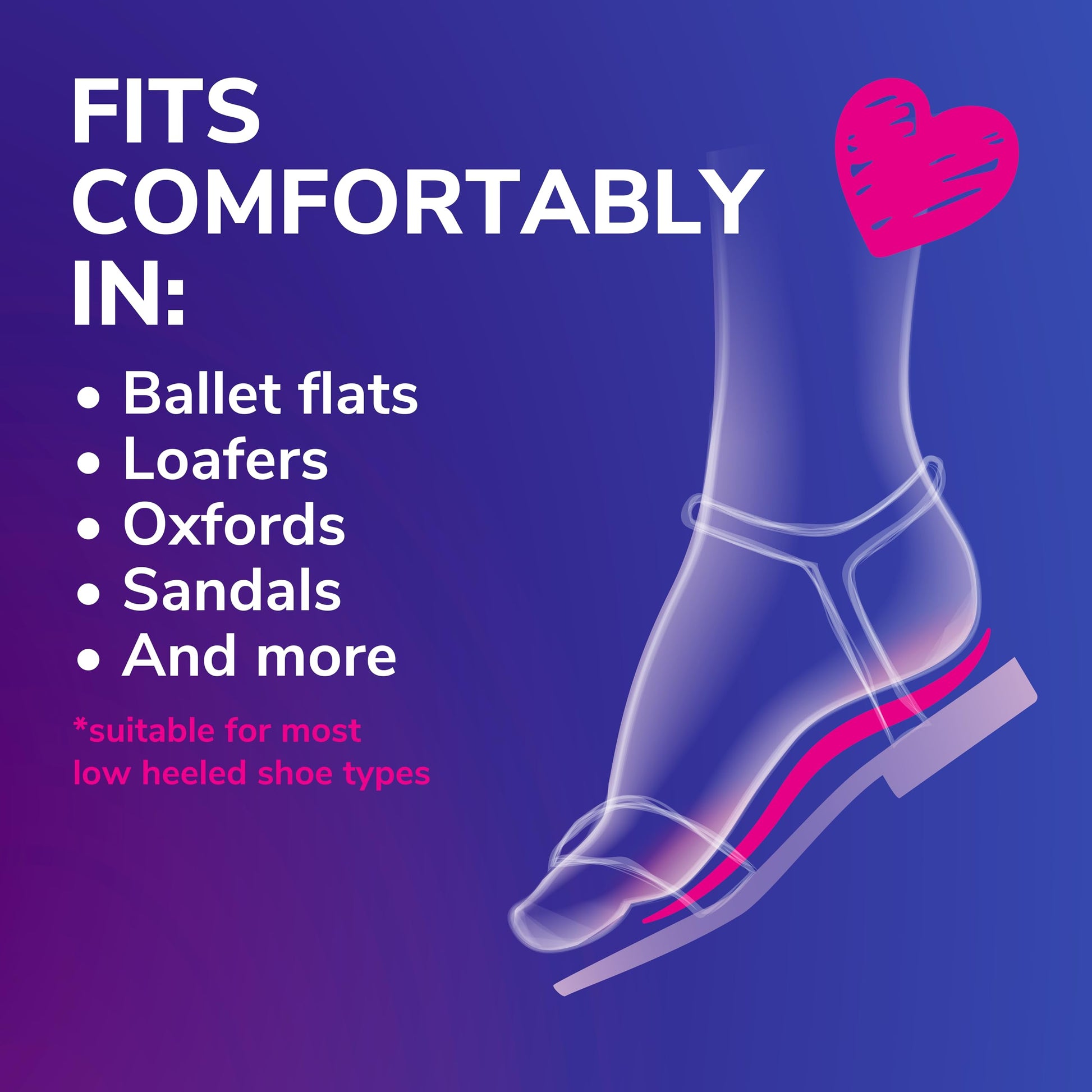 Buy now Dr. Scholl's Love Your Flats & Sandals 3/4 Length Insoles, All-Day Comfort, Relieve & Prevent Shoe Discomfort, Absorbs Shock, Arch Support at indiglob india