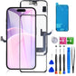 Buy now for iPhone 11 Screen Replacement 6.1 3D Touch Screen LCD Display Digitizer for A2111, A2223, A2221 Cell Phone Repair Kits+ Waterproof Frame Adhesive Sticker+Screen Tempered Protector+Face ID at indiglob india