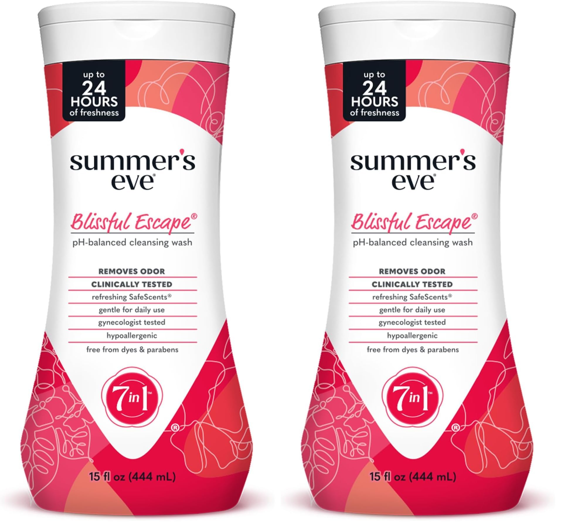 Buy now Summer's Eve Delicate Blossom All-Over Daily Feminine Wash, pH-Balanced Body Wash for Women, Removes Vaginal Odor and Refreshes, 15 Fl Oz Blissful Escape 15 Fl Oz (Pack of 2) at indiglob india