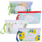 FEBSNOW 4 Pack Baby Wipes Container, Reusable Portable Wet Wipe Pouch, Wipe Dispenser Container, Baby Travel Wet Wipe Holder