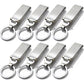 Stainless Steel Keyring Security Belt Clip Key Chain,used in sports Pants, Pockets,Durable Multi-ring Key Holder