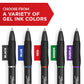 Buy now Sharpie?? S Gel Pens, Fine Point, 0.5 mm, Black Barrels, Blue Ink, Pack Of 4 Pens at indiglob india