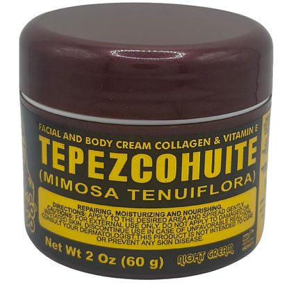 DEL INDIO PAPAGO Night Skin Cream with Tepezcohuite 60g / 2.Fl Oz