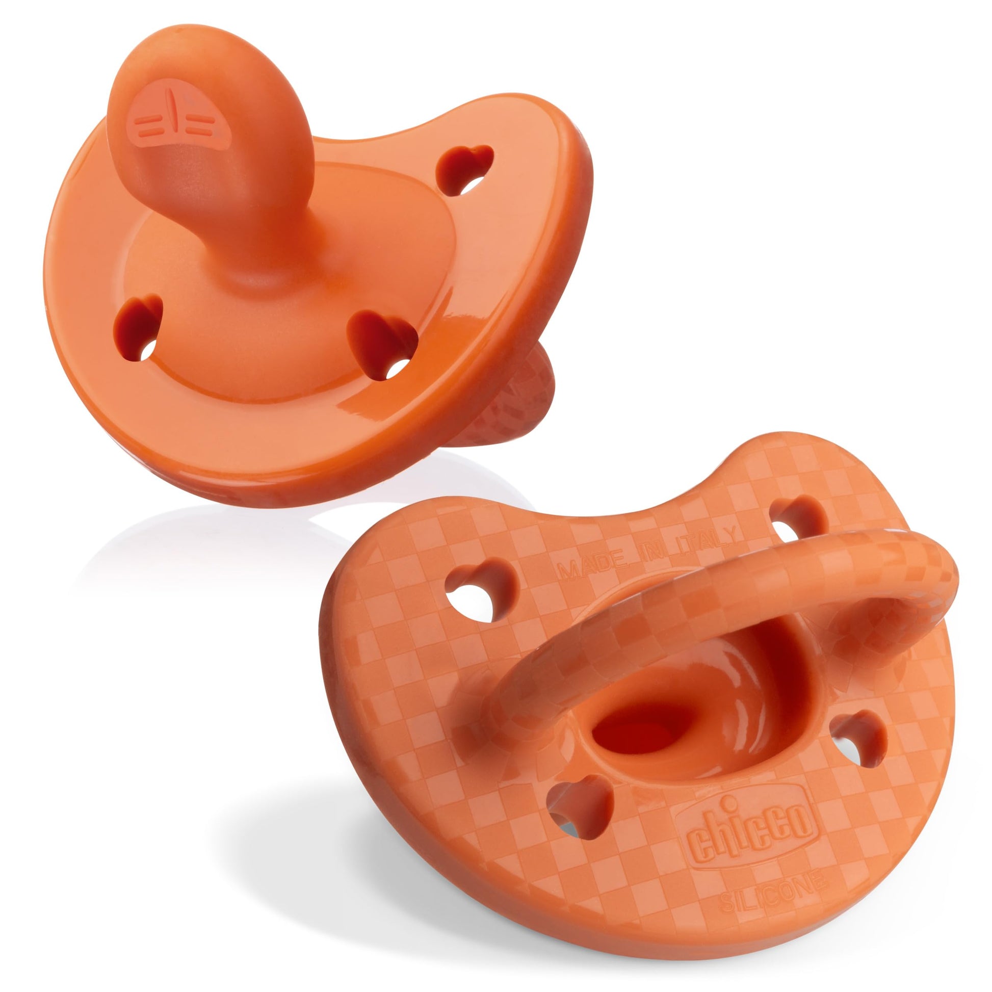 Buy now Chicco PhysioForma Silicone Orthodontic Pacifier, 0-6m | 100% Soft Silicone | Supports Breathing & Oral Development | Satin-Textured Nipple | Includes Sterilizing Case | BPA Free | Blue/Green, 2pk at indiglob india
