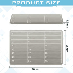 6 Plates Steel Wallet Crypto Cryptocurrency Seed Storage Crypto Wallet for Bitcoin Hardware Cold Backup