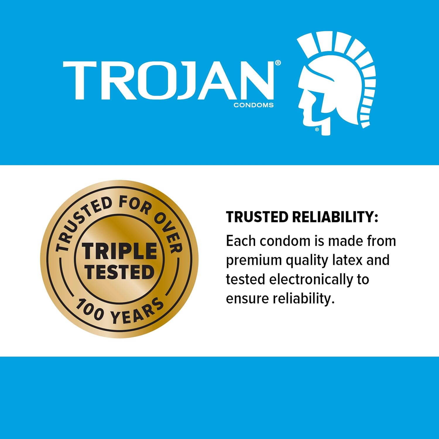 Buy now Trojan Her Pleasure Sensations Spermicidal Lubricated Condoms, 12ct at indiglob india