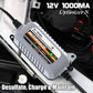 Buy now MOTOPOWER MP00205B 12V 1000mA Automatic Battery Charger, Battery Maintainer, Trickle Charger, and Battery Desulfator with Timer Protection - Grey at indiglob india