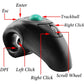 EIGIIS 2.4G Ergonomic Trackball Handheld Finger USB Mouse Wireless Optical Travel DPI Mice for PC Laptop Mac Left and Right Handed