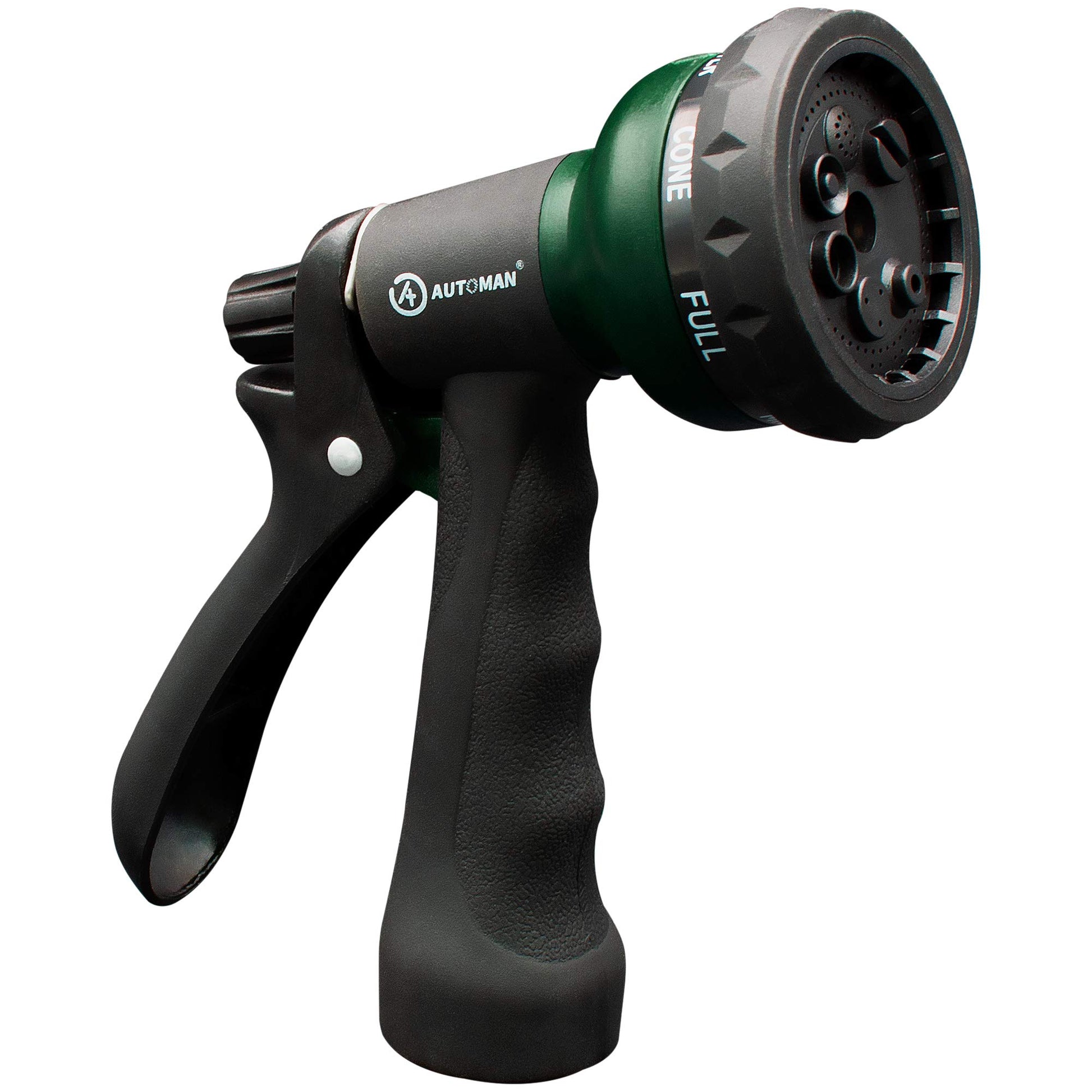 Buy now AUTOMAN-Garden-Hose-Nozzle, ABS Water Spray Nozzle with 7 Adjustable Watering Patterns, Slip Resistant for Watering Plants, Lawn& Garden, Washing Cars, Cleaning, Showering Pets & Outdoor Fun. at indiglob india
