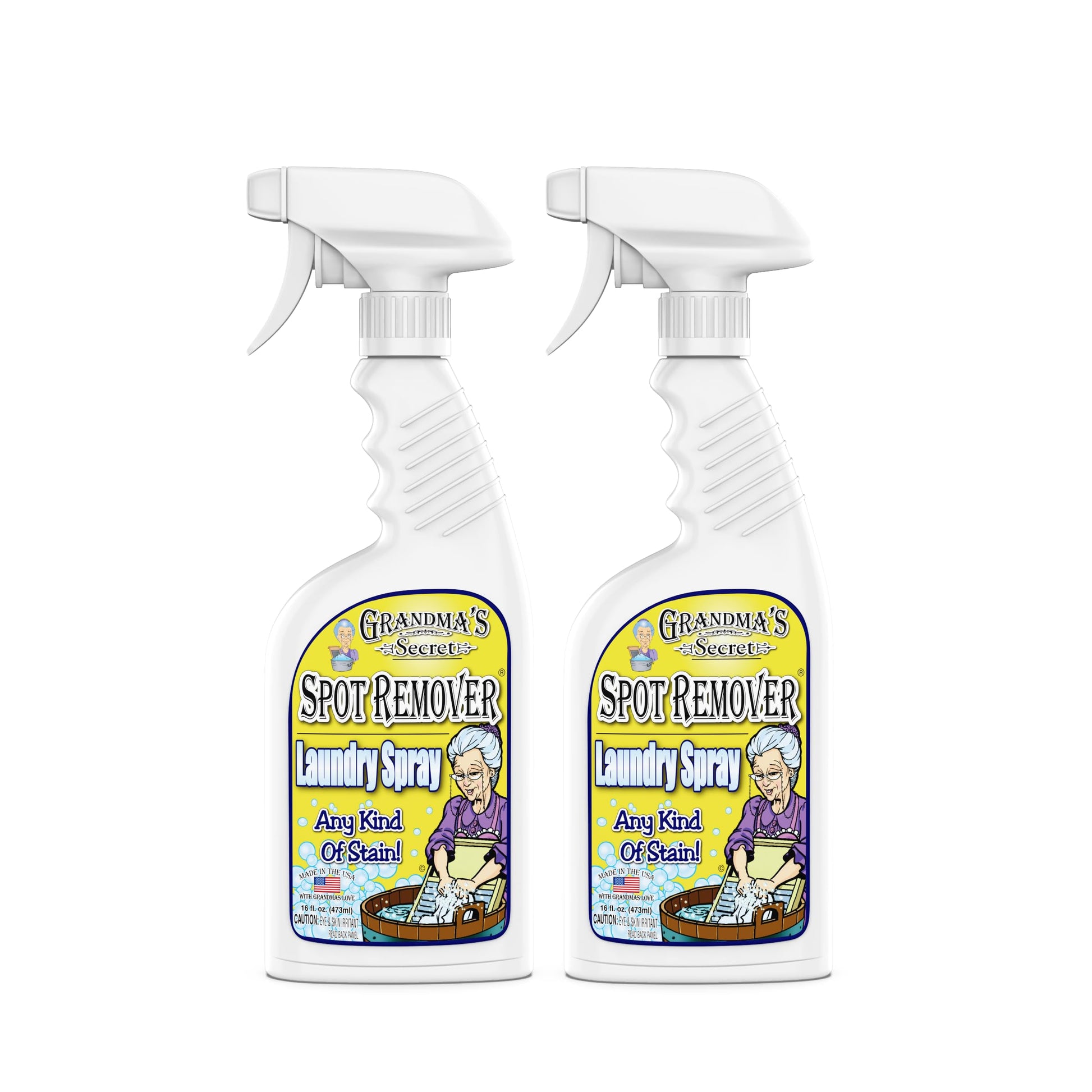 Buy now Grandma's Secret Spot Remover for Clothes - Chlorine, Bleach and Toxin-Free - Fabric Stain Remover Removes Oil, Paint, Blood and Pet Stains – 2 Ounce, Pack of 2 at indiglob india