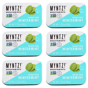 Buy now Dentist Recommended MYNTZ! Brand Mints - Wintermynt Blast Flavor 6 tins x 1.75 ounces per tin at indiglob india