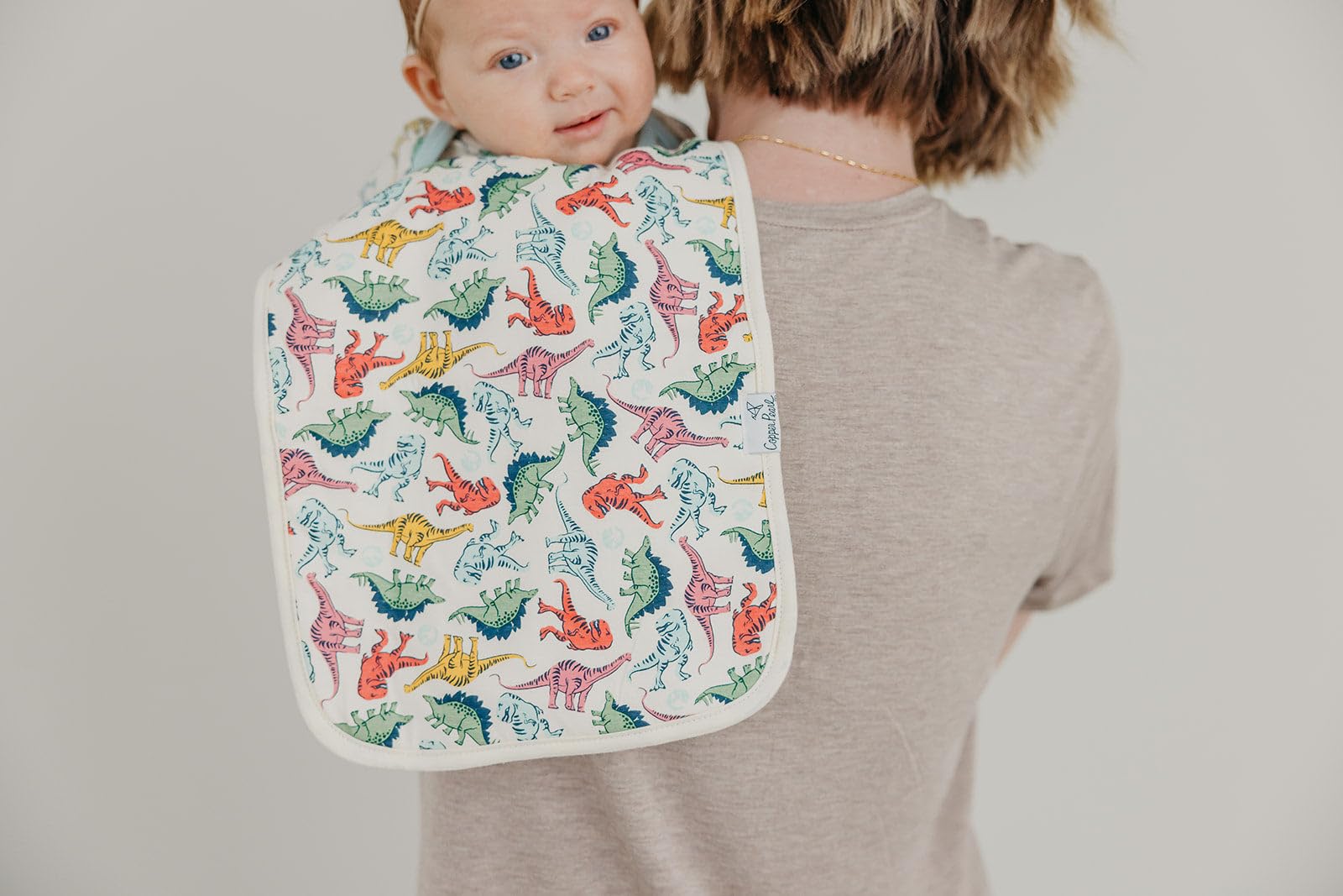 Buy now Copper Pearl Baby Burp Cloth Large 21''x10'' Size Premium Absorbent Triple Layer 3-Pack Gift Set Jurassic Park at indiglob india