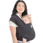 Buy now KeaBabies Baby Wrap Carrier - All in 1 Original Baby Carrier Newborn to Toddler Sling, Easy to Wear, Hands Free Bonding, Lightweight, Breathable Infant Wraps (Classic Gray) at indiglob india