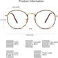 SOJOS Blue Light Blocking Computer Glasses Round Eyewear Anti Blue Light Lens Preppy Chic SJ5024B