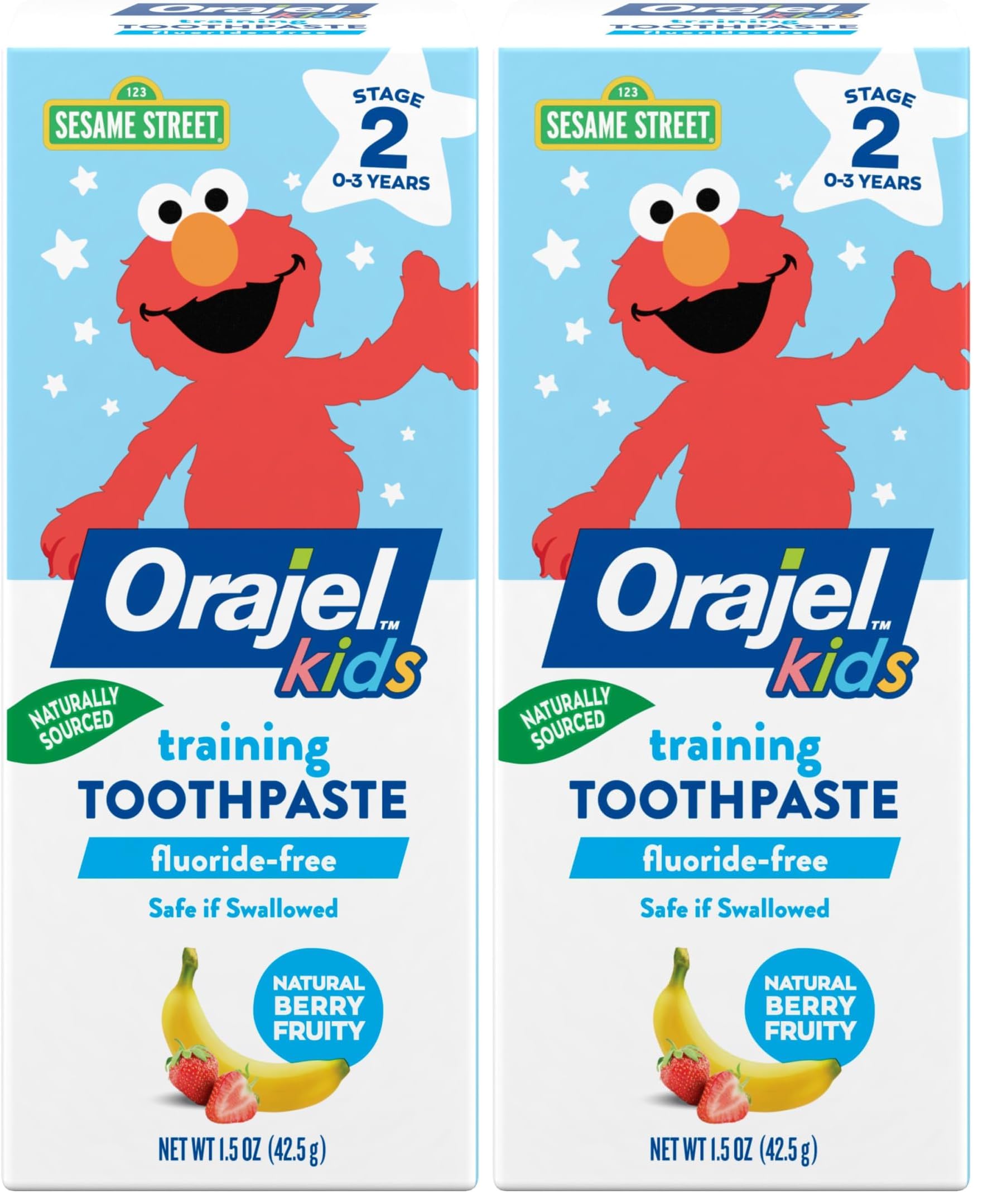Buy now Orajel Kids CoComelon Training Toothpaste Fluoride-Free; #1 Pediatrician Recommended Fluoride-Free Toothpaste*, 1.5oz Tube at indiglob india