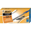 BIC Cristal Xtra Bold Ballpoint Pens, Bold Point (1.6mm) For Vivid And Dramatic Lines, Blue Ink, 24-Count Pack, Perfect Ink Pens - Blue Ink