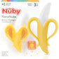 Nuby Nananubs Banana Massaging Teether – Baby Teething Toys 3 Months and Up, Silicone Teether for Sore Gums, Infant Toy, Baby Essentials, Brush, Travel Accessory, Gift for Babies