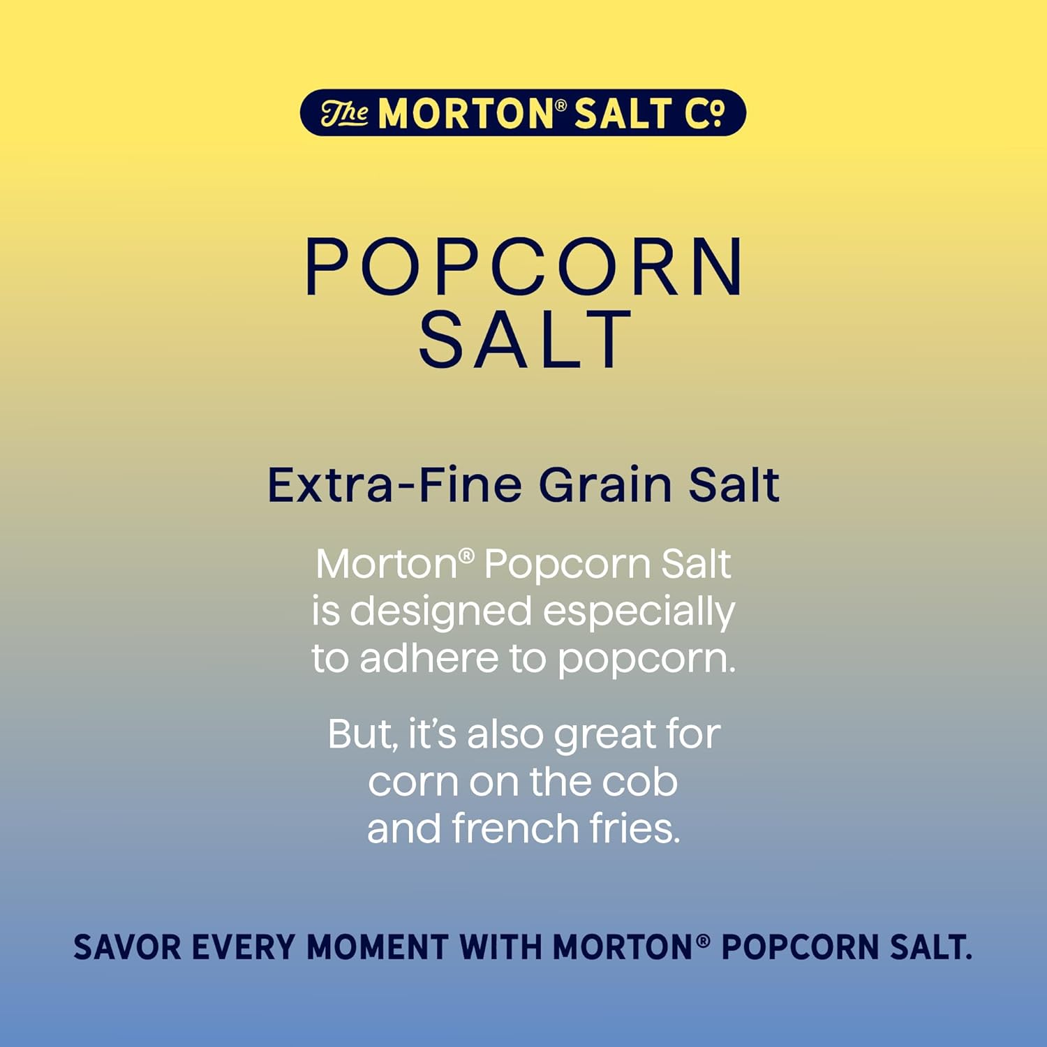 Buy now Morton Popcorn Salt, (3.75 oz), 2-Pack, Perfect for Popcorn & Seasoning at indiglob india
