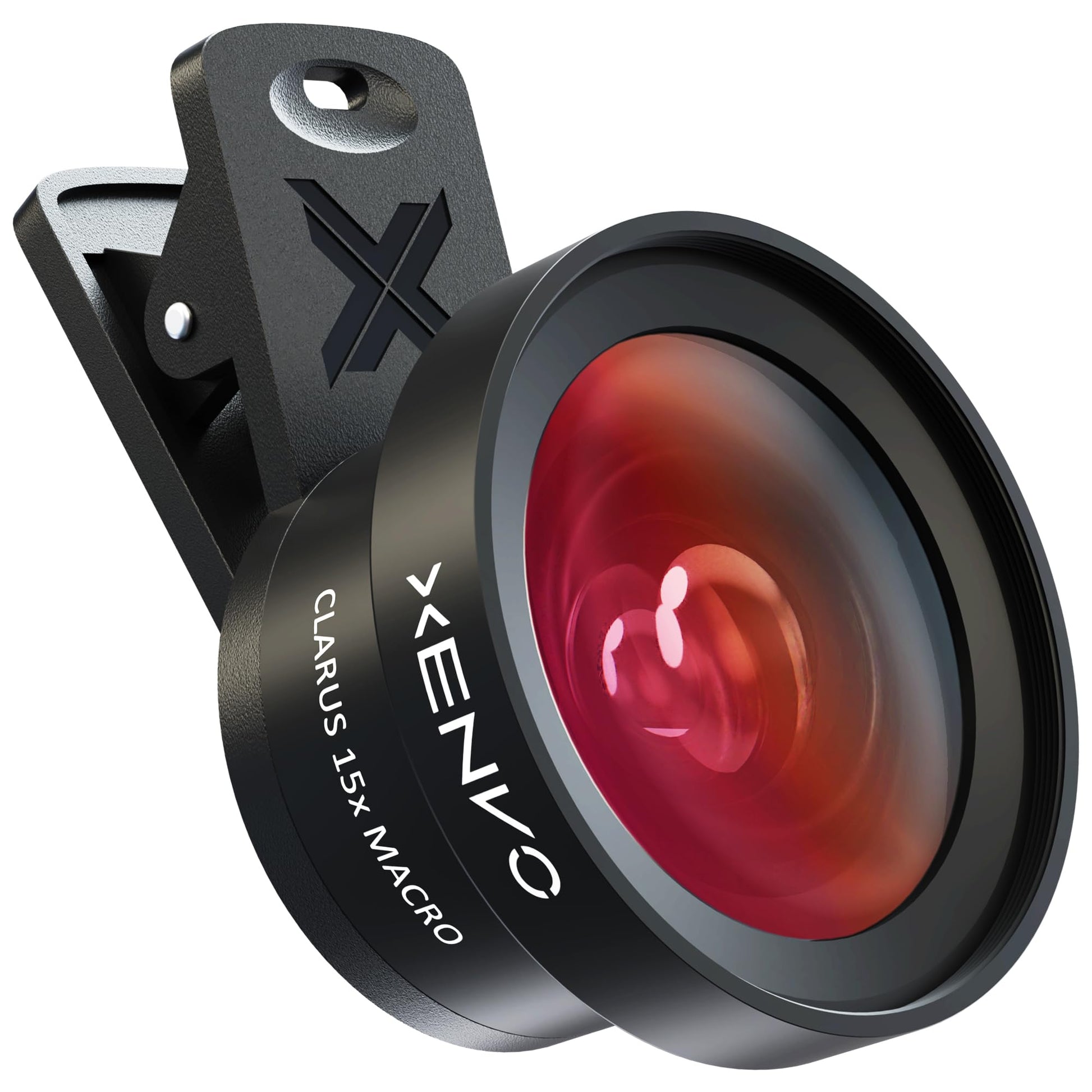 Buy now Pro Lens Kit for iPhone and Android, Macro and Wide Angle Lens with LED Light and Travel Case Black at indiglob india