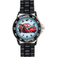 Accutime Disney Pixar Cars Lightning McQueen Time-Teaching Watch for Kids with Interactive Racing Dial