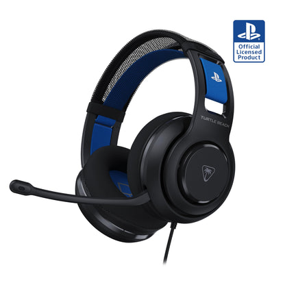 Buy now Turtle Beach Atlas 200 Wired Gaming Headset Officially Licensed for PlayStation, PS5, PS4-50mm Nanoclear Drivers, Flip-to-Mute Mic, Memory Foam Cushions, Floating Headband - Black PlayStation at indiglob india