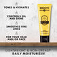 Bee Bald SMOOTH Daily Moisturizer Hydrates & Tones Away Fine Lines, Wrinkles and Dry Patches; Helps Control Oil & Shine to Feel Cool, Fresh and Comfortable, 1.7 Fl Oz
