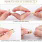 9 Pairs Clip-on Earrings Converter Components 3 Colors for Non-Pierced Ears and Comfort Earring Pads (Style B) (Style A)