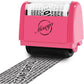 Miseyo Wide Roller Stamp Identity Theft Stamp 1.5 Inch Perfect for Privacy Protection - Yellow