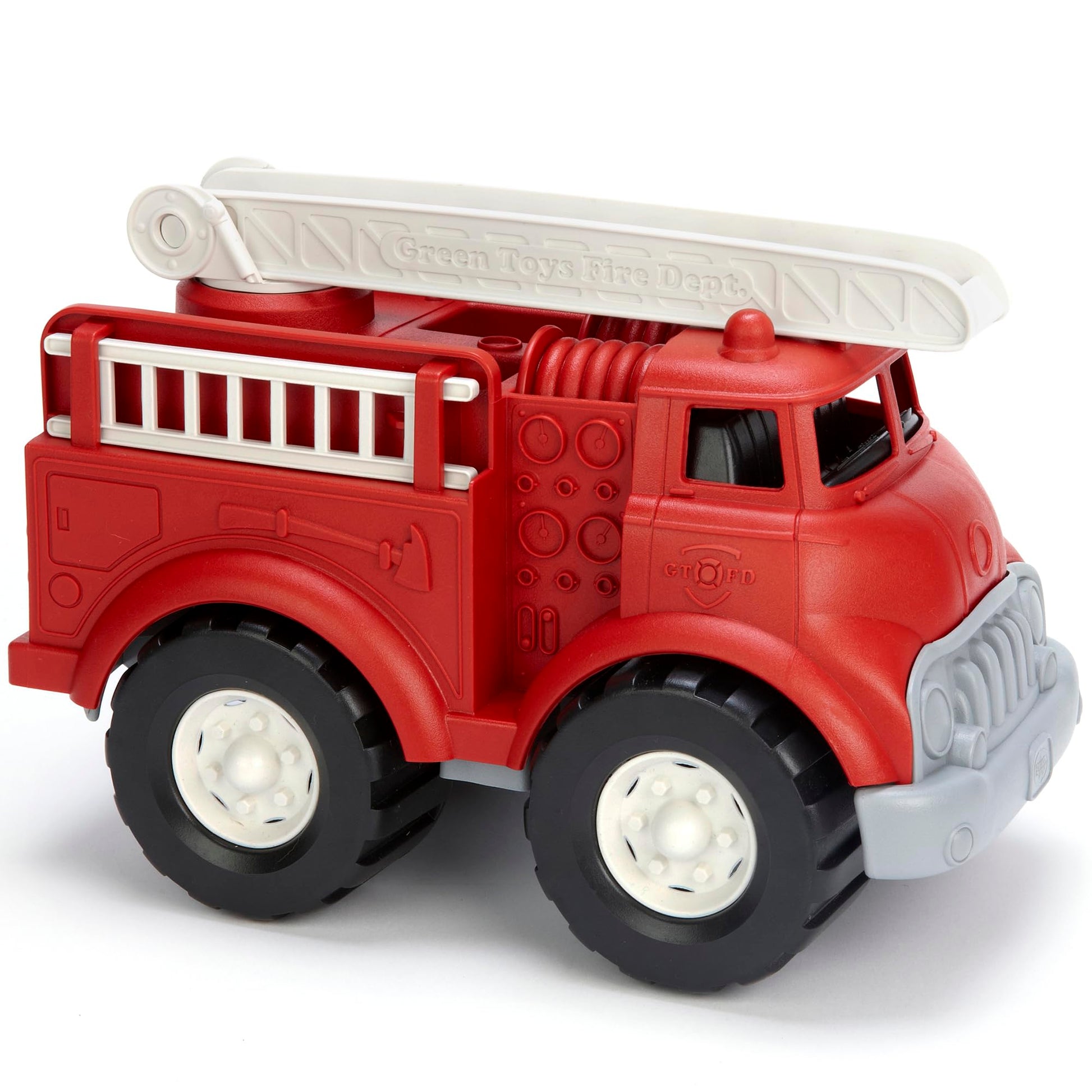 Buy now Green Toys Fire Truck - BPA , Phthalates Free Imaginative Play Toy for Improving Fine , Gross Motor Skills. for Kids,Red at indiglob india