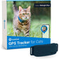 Tractive GPS Tracker & Health Monitoring for Cats (9 lbs+) - Market Leading Pet GPS Location Tracker | Wellness & Escape Alerts | Waterproof | Works with Any Collar (Dark Blue)