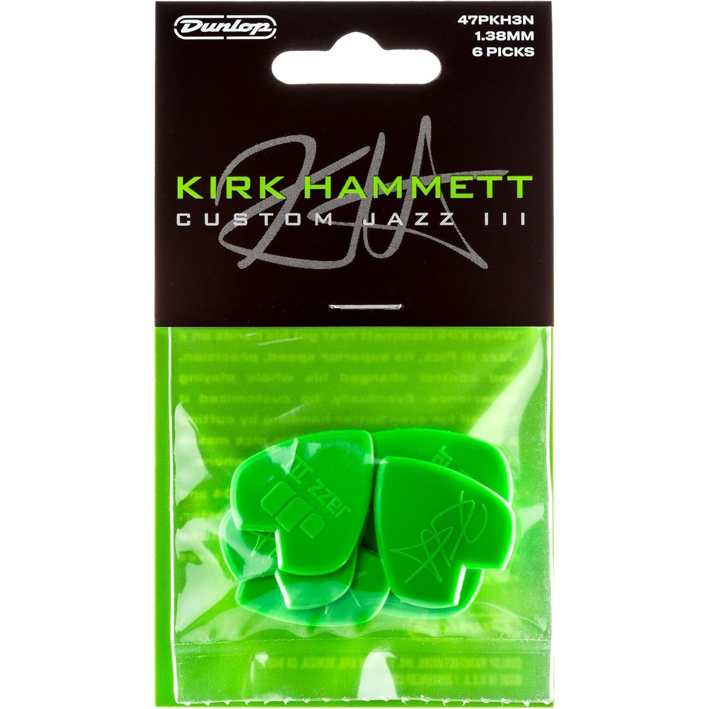 Dunlop Kirk Hammett Signature Jazz III (Pack of 6) (47PKH3N)