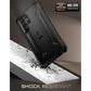 Buy now Poetic Revolution Case Compatible with Galaxy S22 Ultra 5G 6.8 inch, Full Body Rugged Shockproof Protective Cover Case with Kickstand, Built-in Screen Protector Work with Fingerprint ID, Black at indiglob india