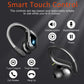 Buy now Ltinist Wireless Earbud, Bluetooth 5.3 Headphones Pure Bass Sound with Earhooks, 75H Battery Over Ear Headphones with Dual-LED Display, IP7 Waterproof Earphones Built-in Microphone for Running Sports at indiglob india
