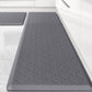 Kitchen Mat [2 PCS] Cushioned Anti-Fatigue Floor Mat, Waterproof Non-Skid Ergonomic Comfort Foam Rugs, Standing Mat for Kitchen, Floor,Office, Sink, Laundry(Chocolate)