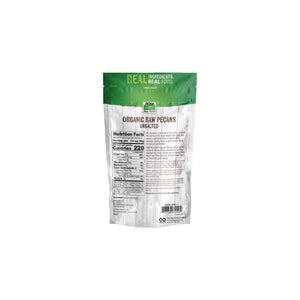 Buy now NOW Real Food, Raw, Unsalted, Organic Pecans, no added oils, 10 oz (284 g) at indiglob india