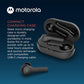 Buy now Motorola Sound Moto Buds 085 True Wireless Bluetooth Earbuds with Microphone, Charging Case - IPX5 Water Resistant Sweatproof Wireless Earbuds, Smart Touch-Control, Deep Bass Ear Buds - Black at indiglob india