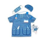 Buy now Melissa & Doug Veterinarian Role Play Costume Dress-Up Set (9 pcs) Kids Vet Costume Pretend Play Dress-Up at indiglob india