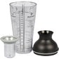 16oz Large Cocktail Shaker Bar Set- Includes Measuring Jigger, Strainer, 6 Printed Mixed Drink Recipe Measurements on Bottle- Fun Bartender Kit for Mojitos, Martinis & More- Great for Summer Parties - My Store