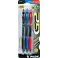 Pilot G2 Premium Gel Roller Pens, Fine Point, Gel Ink Pens, 0.7 mm, Pack of 3, Black/Blue/Red - Ideal for School, Journaling & Office Writing