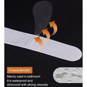 Anti Slip Shower Stickers 24 PCS Safety Bathtub Strips Adhesive Decals with Premium Scraper for Bath Tub Shower Stairs Ladders Boats