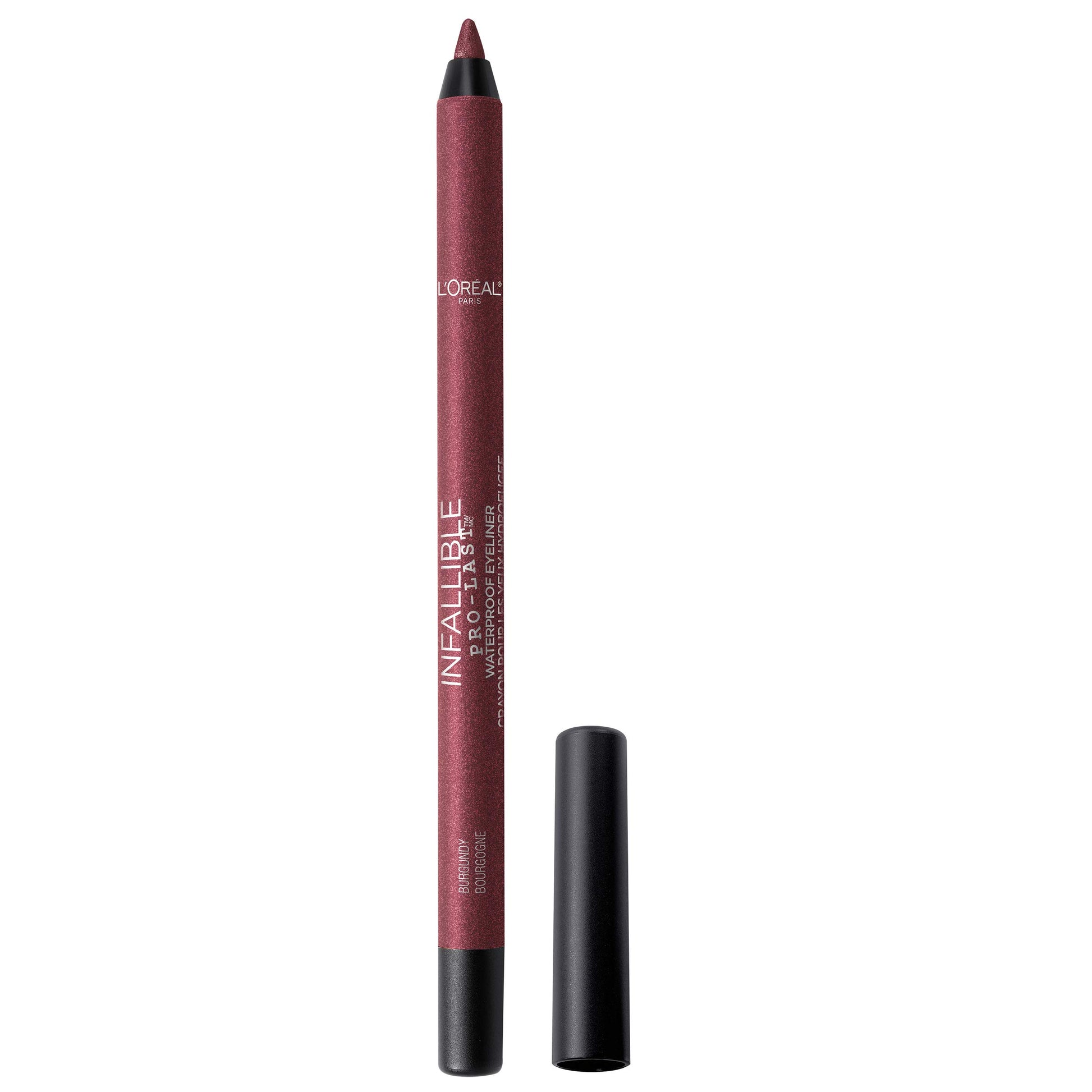 Buy now L'Oreal Paris Makeup Infallible Pro-Last Pencil Eyeliner, Waterproof and Smudge-Resistant, Glides on Easily to Create any Look, Black, 0.042 oz., 1 Count Burgundy 1 Count (0.042 Ounce each) at indiglob india