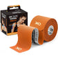 OK TAPE Kinesiology Tape 10 inches Precut, 20 Strips, Cotton Elastic Athletic Tape Latex Free, 2in x 16ft, Black
