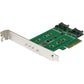 StarTech.com M2 PCIe SSD Adapter - x4 PCIe 3.0 NVMe / AHCI / NGFF / M-Key - Low Profile and Full Profile - SSD PCIe M.2 Adapter , TAA (PEX4M2E1)