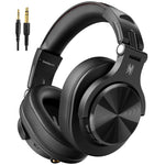 Buy now OneOdio A70 Bluetooth Over Ear Headphones, Wireless Headphones with 72H Playtime, Hi-Res, Built-in Mic, 3.5mm/6.35mm Wired Audio Jack for Studio Monitor & Mixing DJ Guitar AMP, Computer PC Gaming Black at indiglob india
