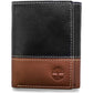 Timberland Men's Leather Trifold Wallet with ID Window